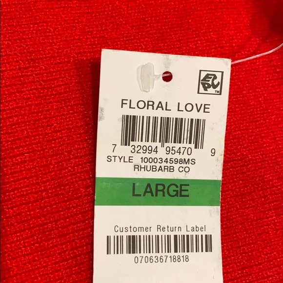 Maison Jules Ribbed Lace-Up Sweater. L - Picture 8 of 10